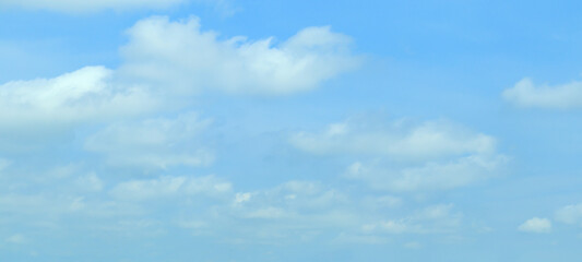 beautiful blue sky with clouds background
