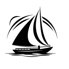 boat outline, ship outline, boat vector, ship vector, boat logo, ship logo, boat line art