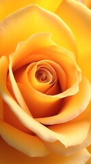 Yellow rose photo wallpaper background. AI Generated,