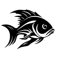 Fish, Fish logo, Fish vector, Fish silhouette, Outline drawing of fish, Fish line art