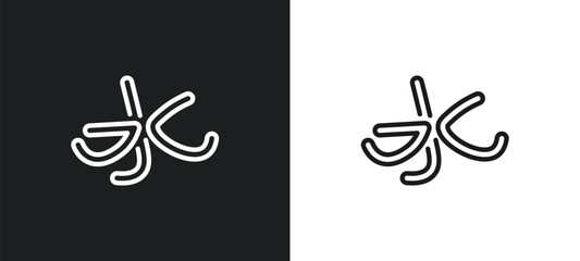 confucianism outline icon in white and black colors. confucianism flat vector icon from religion collection for web, mobile apps and ui.