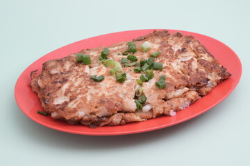 Singapore fried carrot cake
