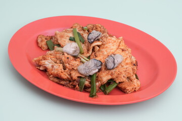 fried oyster omelette 