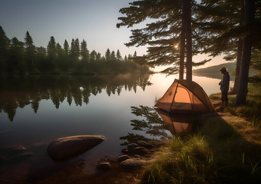 morning on the lake