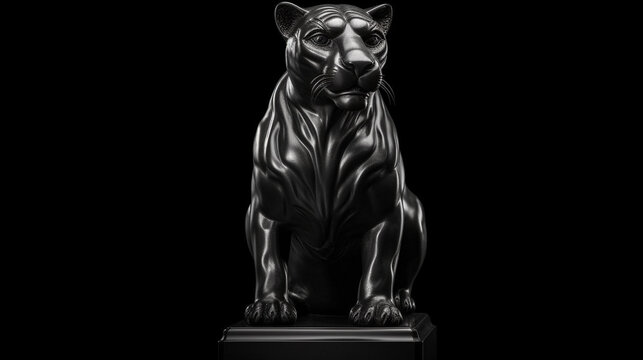 statue of a  dog  HD 8K wallpaper Stock Photographic Image