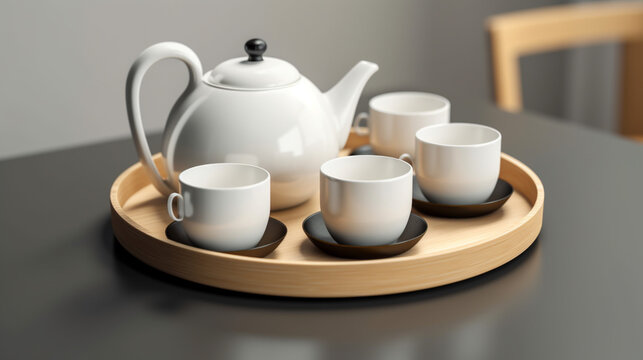coffee and tea HD 8K wallpaper Stock Photographic Image