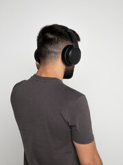 person black  headphones