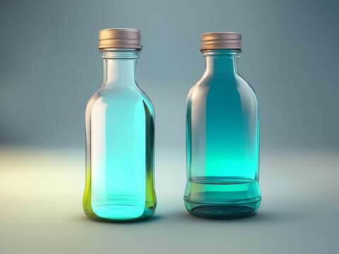 empty glass bottle