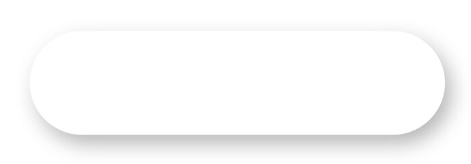 Neumorphic rectangle shape, rounded transparent button, Minimal button with light and shadows.
