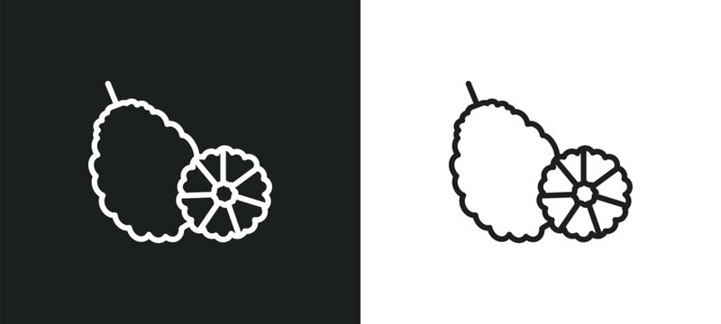 bergamot outline icon in white and black colors. bergamot flat vector icon from nature collection for web, mobile apps and ui.