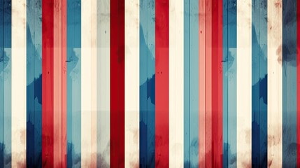 red blue and white retro stripes background