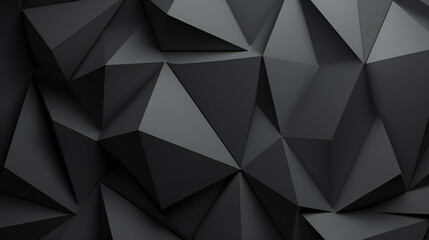 Fototapeta na wymiar Geometric Pattern, Gray with shades and Triangles
