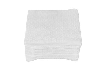 Fototapeta premium Pack of paper napkins isolated on white background.