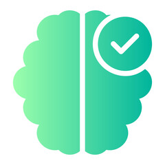 brain gradient icon