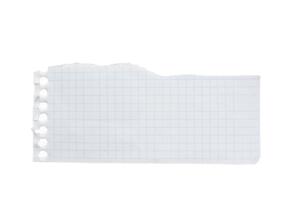 close up of a white ripped piece of paper with copyspace. torn paper isolated transparent png