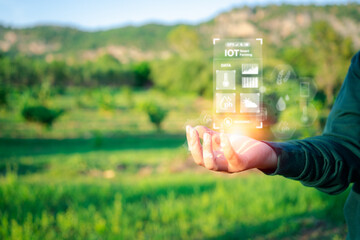 Enhancing Agricultural Productivity: Farmer Manages Crops with Internet of Things and Virtual...