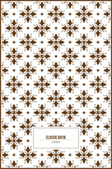 classic batik pattern for making original batik cloth