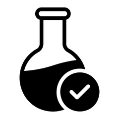 chemistry glyph icon © afif
