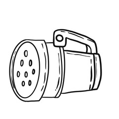 Camping light with hand draw  on transparent backgound. Printable with high quality. 