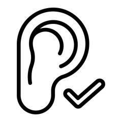 ear line icon