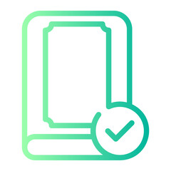 book gradient icon