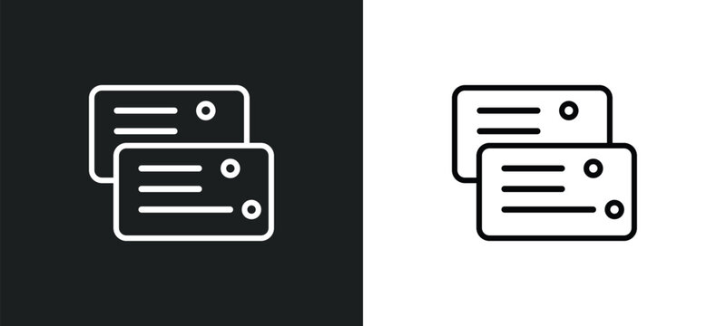 flash card outline icon in white and black colors. flash card flat vector icon from hardware collection for web, mobile apps and ui.