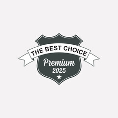 Obraz premium premium, the best choice - vector signs, emblems and labels. Vector design drawing on white background