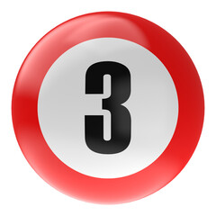 ball number 3D