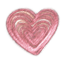 heart rose golden paint 