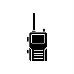 Fototapeta premium Walkie talkie icon sign vector,Symbol illustration for web and mobile on white backhround