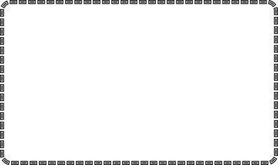 rectangular dash line frame with copy space