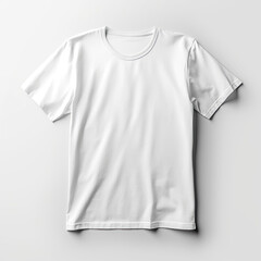 White t - shirt Mockup blank template cotton illustration.