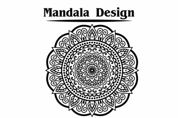 Vector Gold Beautiful Mandala.Abstract Crystal snowflake