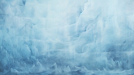 Obraz premium Blue frozen ice texture background wallpaper. AI generative art.