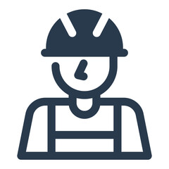 Worker icon representing labor and employment icon