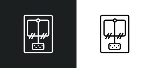 mourap outline icon in white and black colors. mourap flat vector icon from electronic devices collection for web, mobile apps and ui.