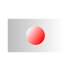 The national flag of Japan 