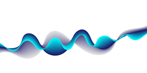 Colorful Abstract flowing wave lines. Design element for technology, science, modern concept.vector eps 10
