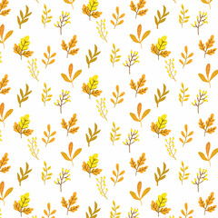 Background with autumn leaves for decoration.