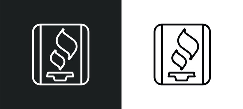 bbb outline icon in white and black colors. bbb flat vector icon from payment collection for web, mobile apps and ui.