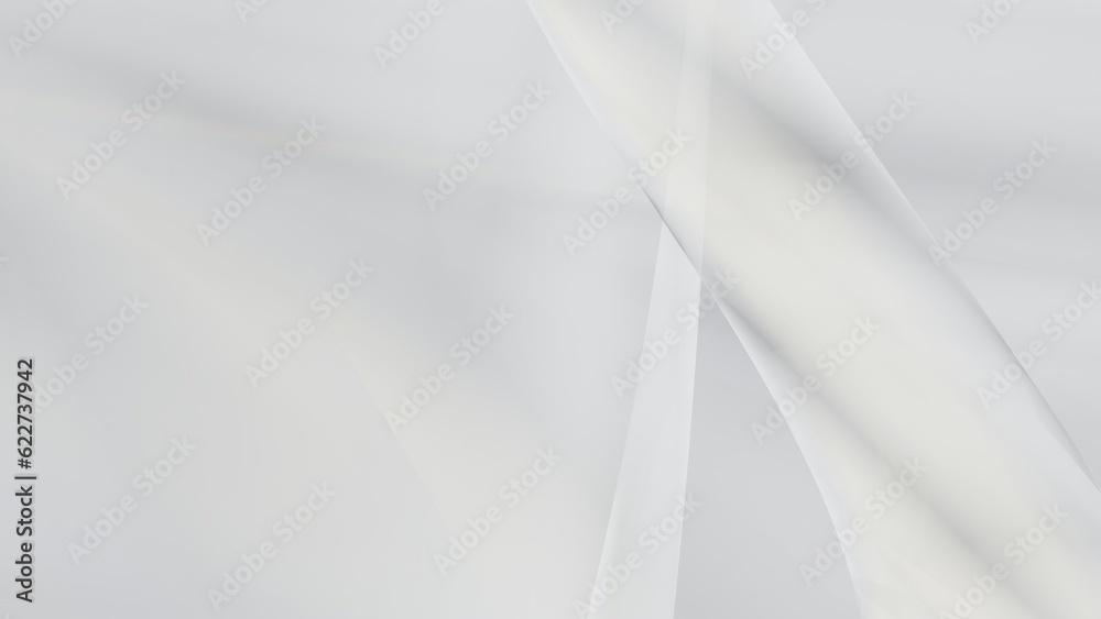 Poster abstract white background with smooth lines in 3d rendering for posters concept