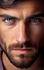 Fototapeta premium Good looking young man with an intense and deep gaze
