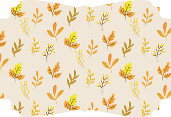 Background with leaves abstract design.