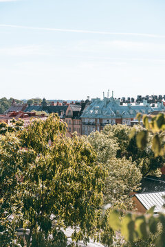 Over the roofs of Stockholm