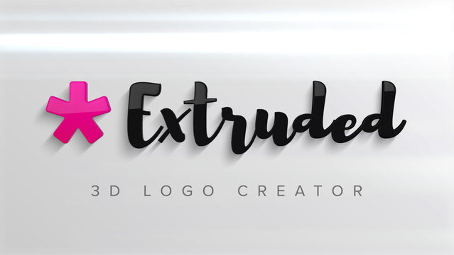 Extruded 3D Logo Creator