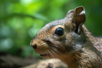 close-up photo of a squirrels