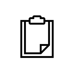 Clipboard Line Icon