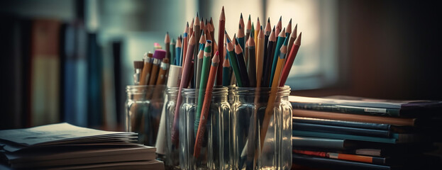 Exploring Education: Colorful Pencils in the Classroom