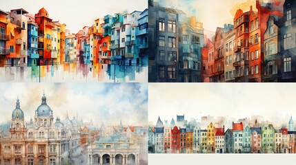 city collage