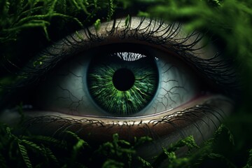 eye in the forest